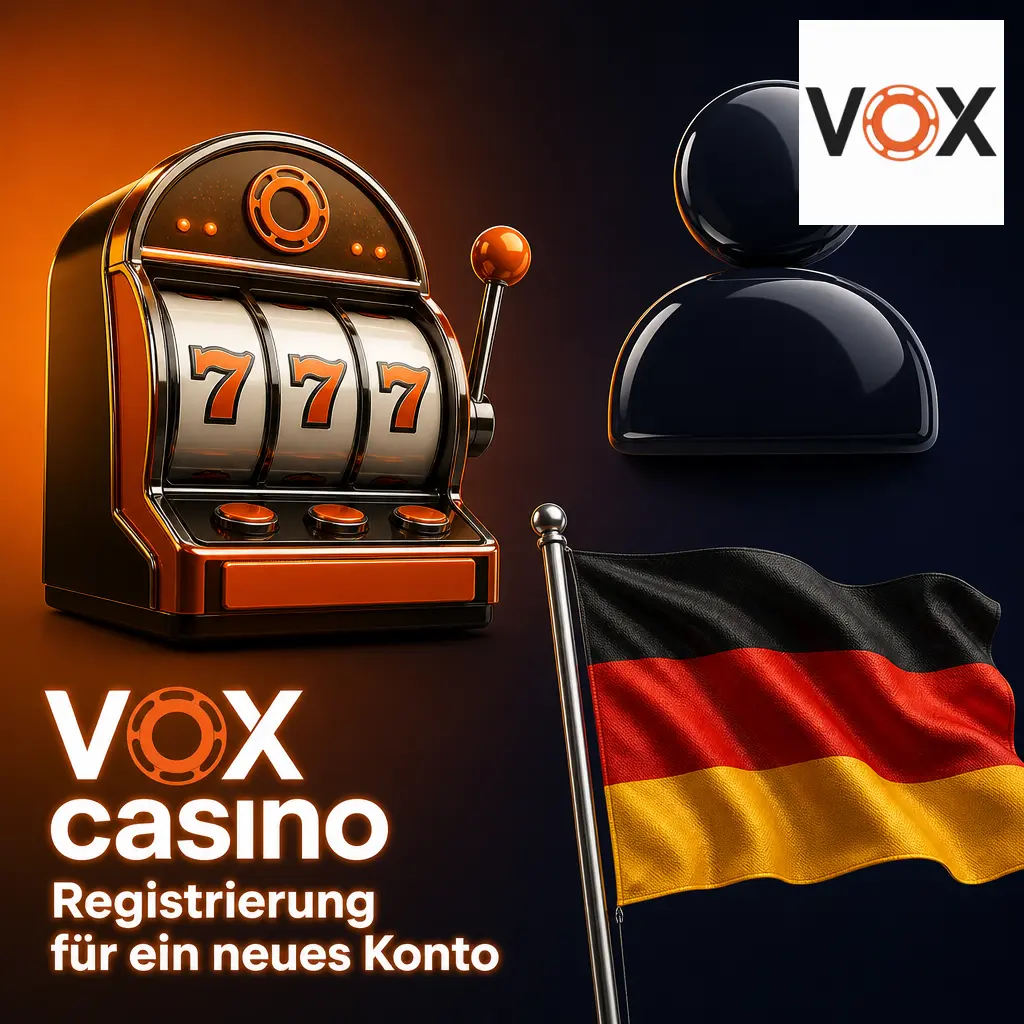 VOX casino Registrierung für ein neues Konto